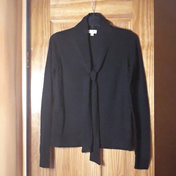 Maison Jules Tops - Maison Jules Long Sleeve Black Top